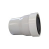 Pipe WC rigide droite, sortie cuvette Ø 85 à 107 mm, raccord mâle à coller - L. 160 mm
