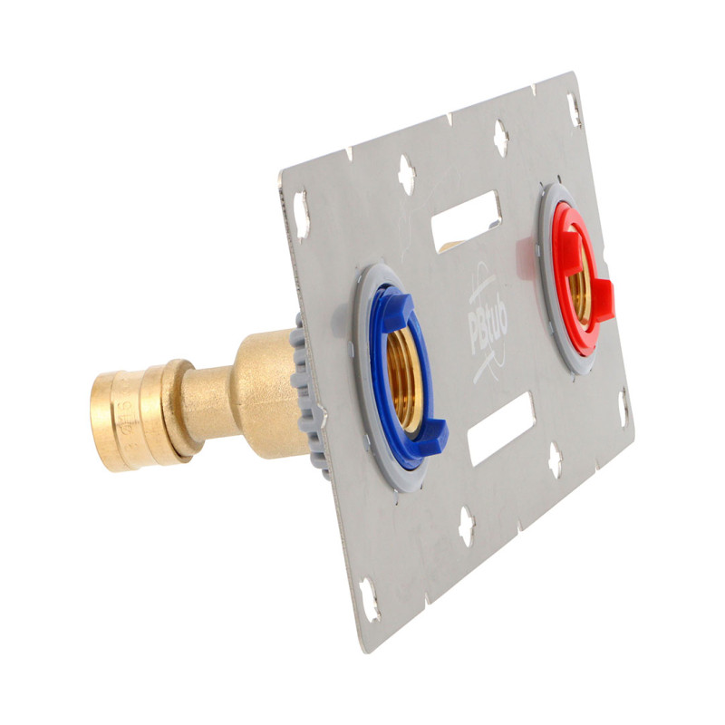 SERTIfix sortieDroit femelle Kit FixationDroitPlaque SERTIgliss E= 150 mm - 1/2" - Ø 13x16 - 13 mm