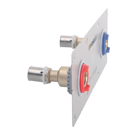 SERTIfix sortieDroit femelle Kit FixationDroitPlaque - SERTIpress E= 150 mm - 1/2" - Ø 13x16 - 13 mm