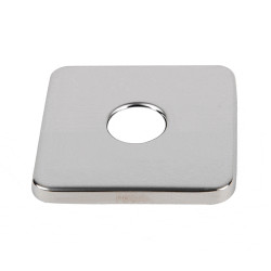 Plaque inox monotrou pour SERTIfix femelle, parois non faïencées ou parois PVC 1/2"