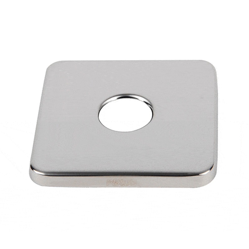 Plaque inox monotrou pour SERTIfix femelle, parois non faïencées ou parois PVC 1/2"