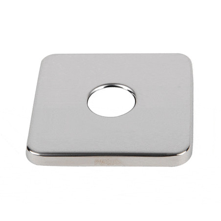 Plaque inox monotrou pour SERTIfix femelle, parois non faïencées ou parois PVC 1/2"