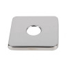 Plaque inox monotrou pour SERTIfix femelle, parois non faïencées ou parois PVC 1/2"