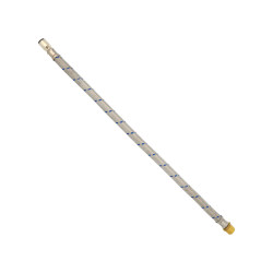 Flex ACTISTEEL tresse inox push-fit Ø 12 vers mâle 1/2", tuyau Ø 13 mm