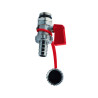 Robinet pour collecteur STC Vanne rouge