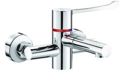 Mitigeur de lavabo thermostatique séquentiel mural SECURITHERM BIOCLIP, réf. H9611S