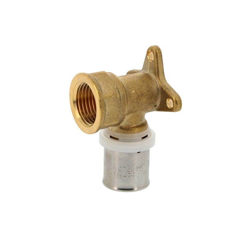Coude Applique femelle XR Multicouche PBtub à sertir TH-H-U-RFz 35 mm 1/2"