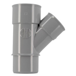 Culotte et embranchement, 45°, mâle-femelle, PVC à coller