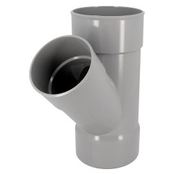Culotte simple, femelle-femelle à 45°, à coller, en PVC