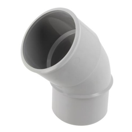 Coude en TECHTAN®, Mâle-femelle à 45°, pour tube de descente Ø 50, LG16