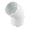 Coude en TECHTAN®, Mâle-femelle à 45°, pour tube de descente Ø 50, LG16