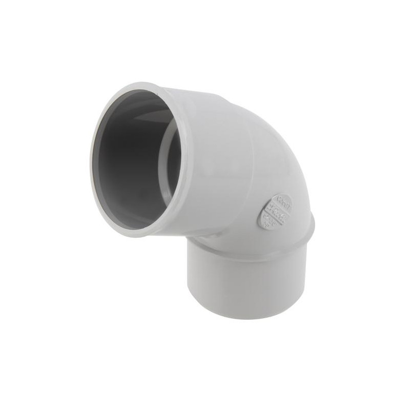 Coude en TECHTAN®, Mâle-femelle à 67°30, pour tube de descente Ø 50, LG16