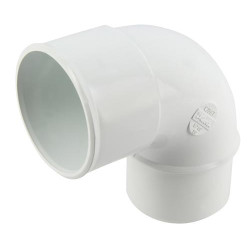 Coude en TECHTAN®, Mâle-femelle à 87°30, pour tube de descente Ø 50, LG16