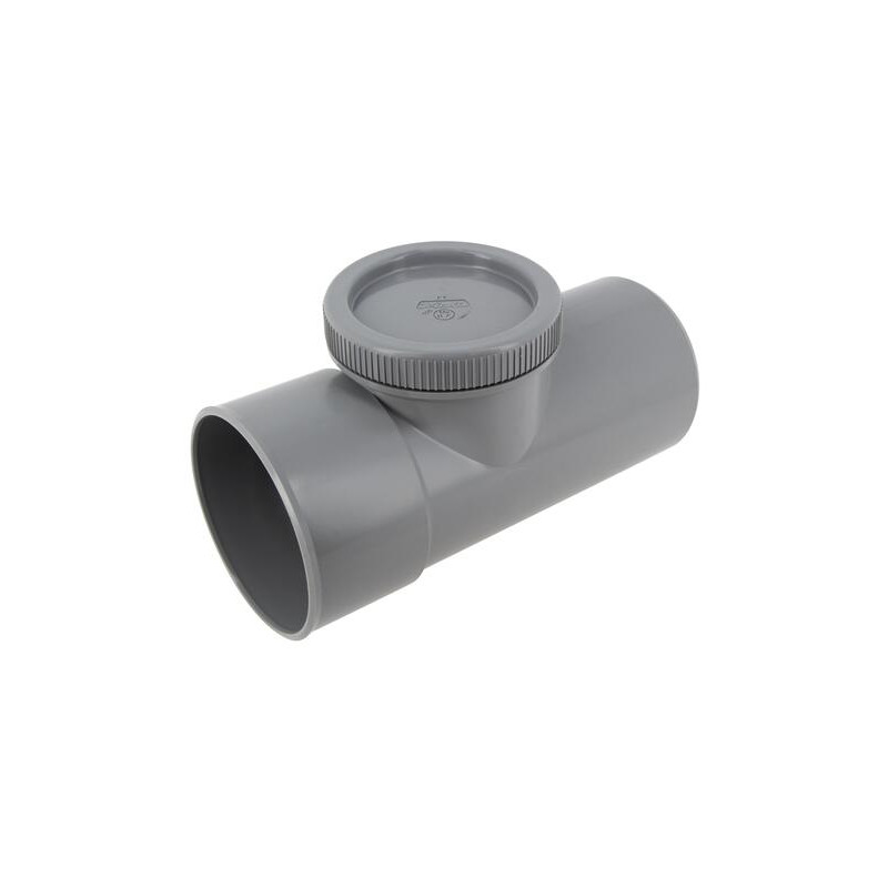 mâle-femelle, à coller, gris, en PVC - Ø110