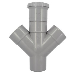 Culotte parallele dilatation mâle-femelle 45° Ø100