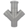 Culotte parallele dilatation mâle-femelle 45° Ø100