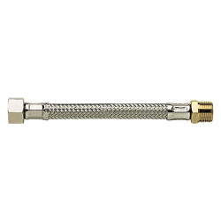 PBflex flexible femelle-mâle tresse inox, série Plus (4MS et QB)