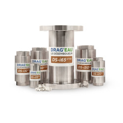 Désemboueur DRAG'EAU en inox 316L, sans électricité ni entretien