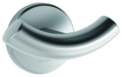 Patère double Inox poli satiné