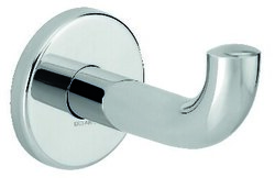 Patère virgule Ø62x100 Inox poli