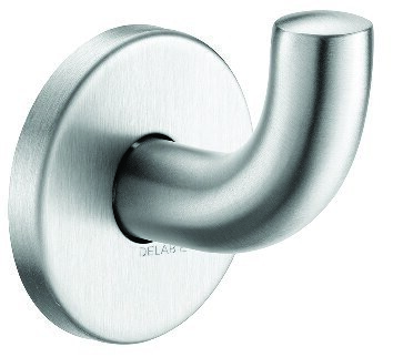 Patère virgule Ø62x65 Inox satiné