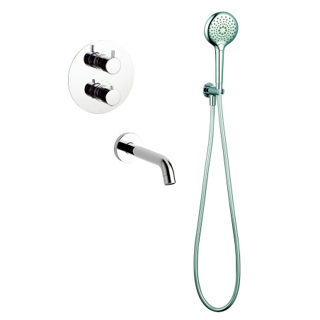 Formule bain-douche encastrée thermostatique douchette 3 jets COX / ORTENCE