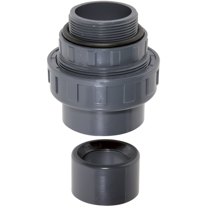 Kit De raccord - Union PVC M2 + OR F50-63 mm