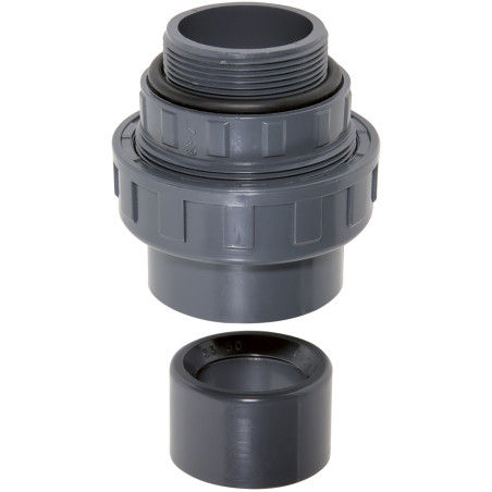 Kit De raccord - Union PVC M2 + OR F50-63 mm