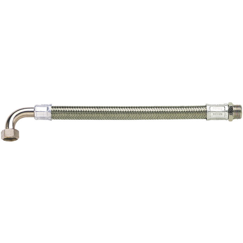 Flexible eau froide Inox - M/F Avec coude