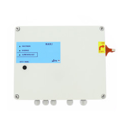 Coffret de gestion d'une pompe de relevage BSR-1 6.3/10A. Triphasé