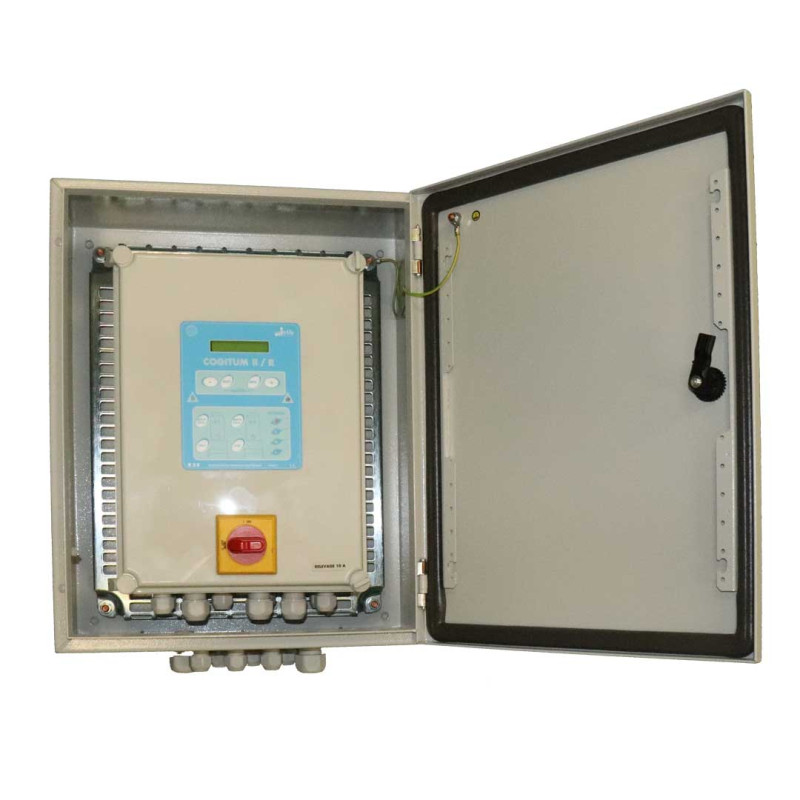 Coffret de gestion deux pompes COGITUM II R/10 + Envel. Métal.