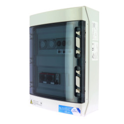Coffret de gestion piscine filtration/balai/proj 100 W - A-230 V