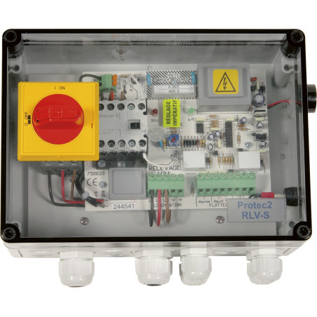Coffret pour 2 Pompes de relevage Bi-Tension Protec 4+ - 12A avec enveloppe