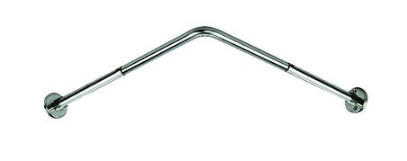 Porte-rideau d'angle réglable 0,70-0,90