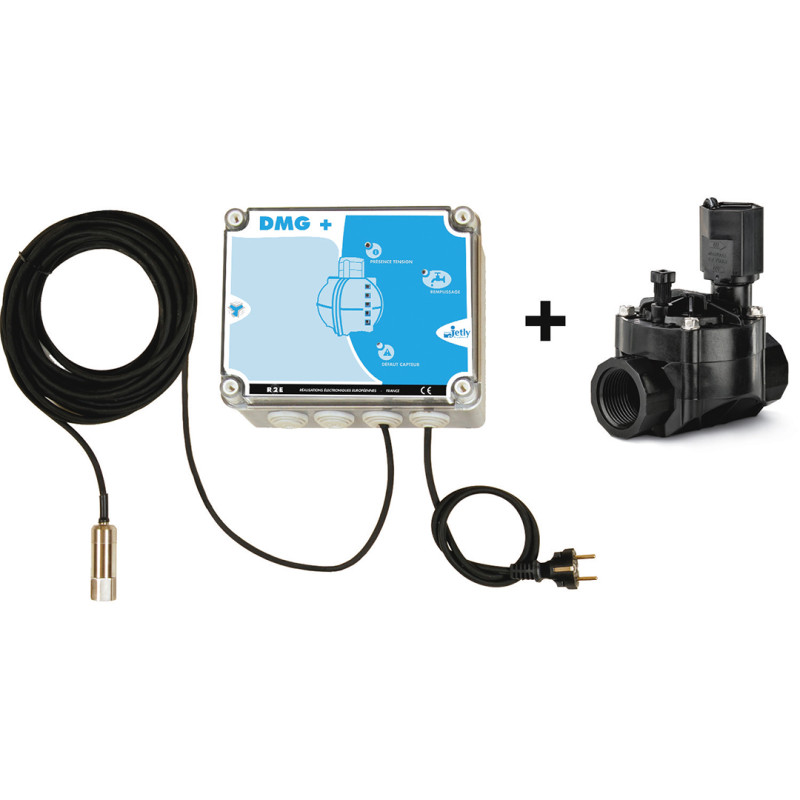 Kit Coffret DMG+ avec Capteur de Niveau et électrovanne 24 V