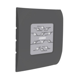 Projecteur carré anthracite 6 LEDS 16 W pour piscines