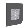 Projecteur carré anthracite 6 LEDS 16 W pour piscines
