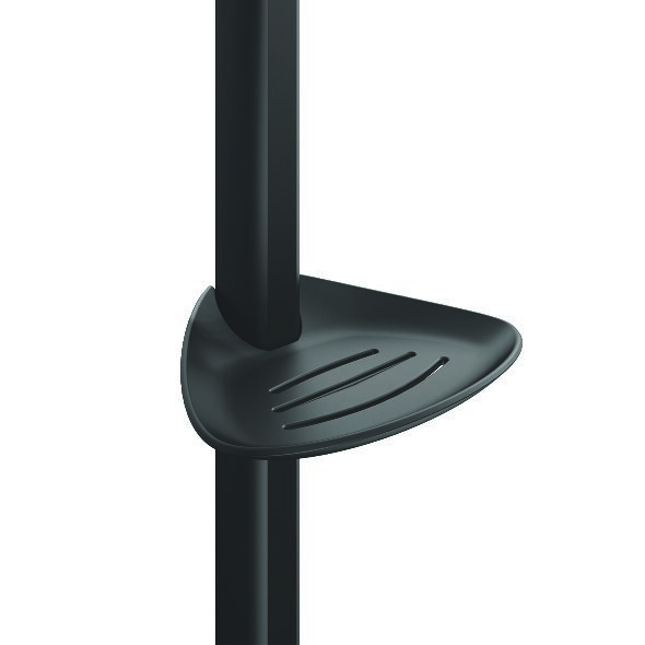 Porte-savon coulissant Be-Line noir mat