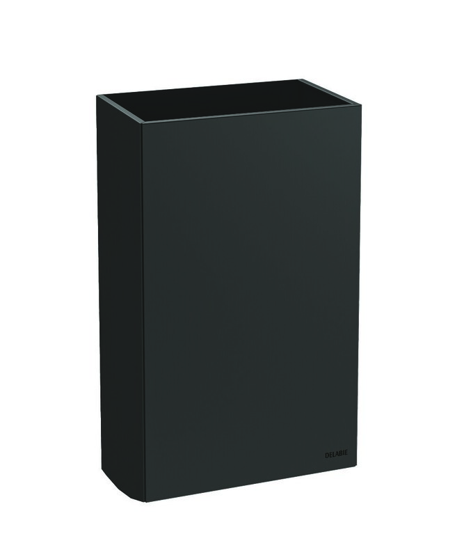 Poubelle rectangulaire murale 20 L Inox, réf. 510465BK