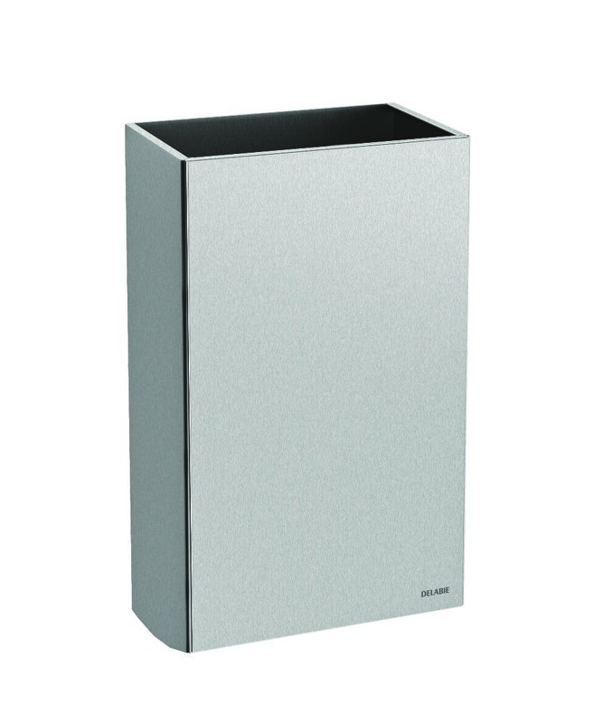 Poubelle rectangulaire murale 20 L Inox, réf. 510465S