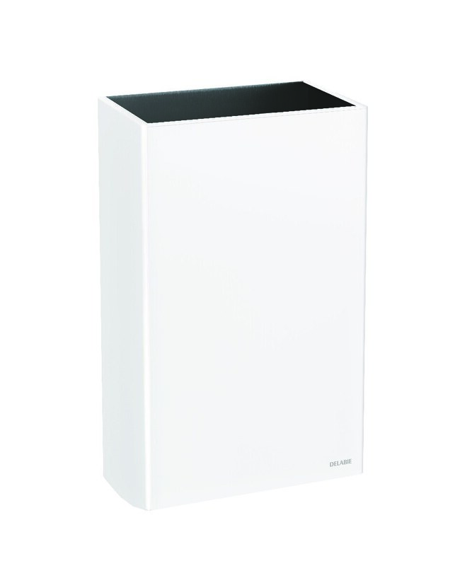Poubelle rectangulaire murale 20 L Inox, réf. 510465W