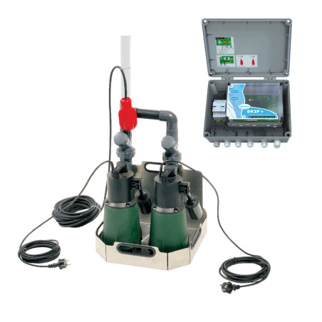 Kit Pluvial 600-05Mt/Dr2P+Env - Evacuation des eaux pluviales ou d'infiltrations