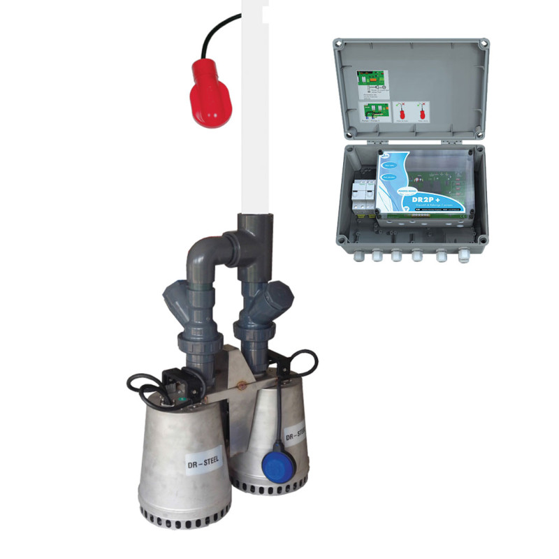 Kit Pluvial Dr-St 75A/Dr2P+Env - Evacuation eaux pluviales ou d'infiltrations