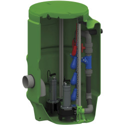 Poste de relevage POLYFOS 1000-2P PP50/VS1100 Monophasé