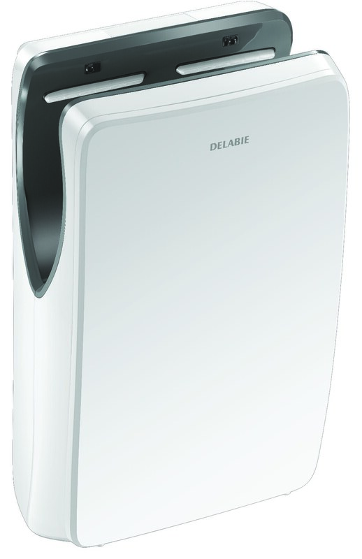 Sèche-mains à air pulsé SPEEDJET 2 blanc, avec filtre HEPA