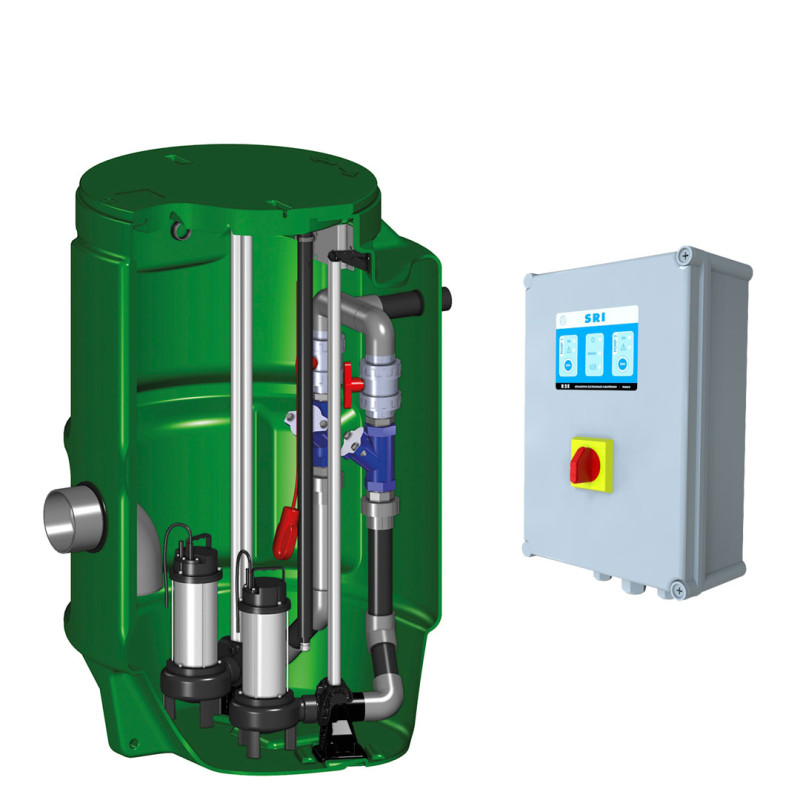 POLYFOS 1500 SRI/VS1100T - Station à 2 Pompes avec coffret de gestion