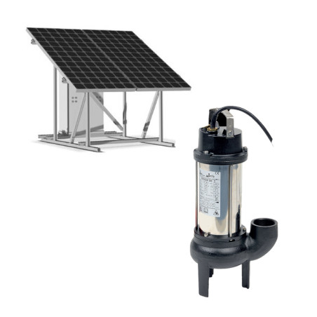 Station solaire photovoltaïque ECOSOM avec pompe SEMISOM 290 24 V