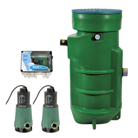Poste de relevage eaux usées BIBOX - 2C.DR2P Monophasé