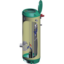 Cuve de relevage Vide COLLECTIFOS PO-6000-2P-PP (D'Us