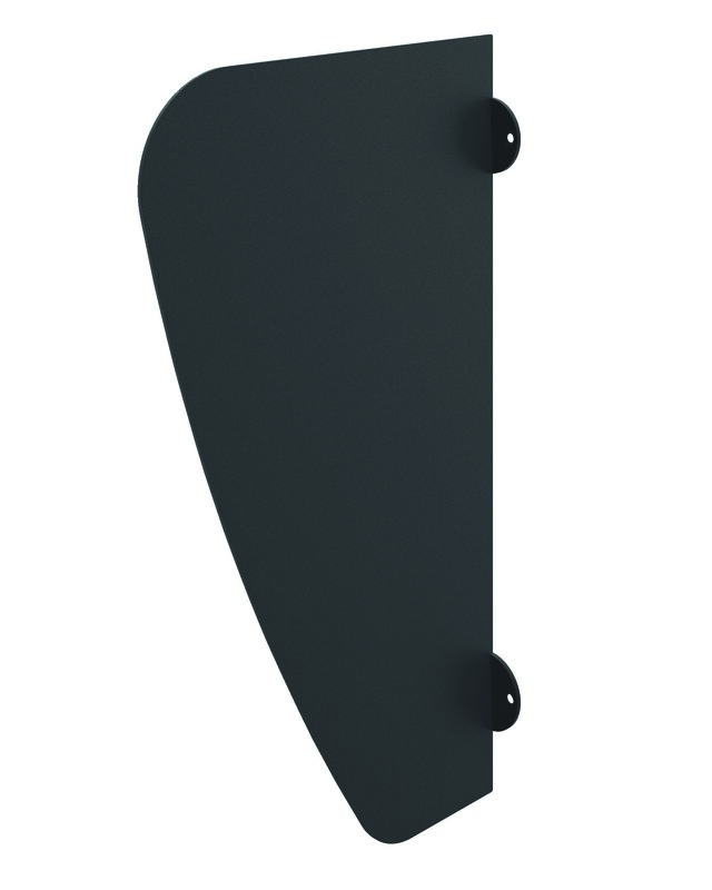 Séparateur urinoir AZA Inox noir mat